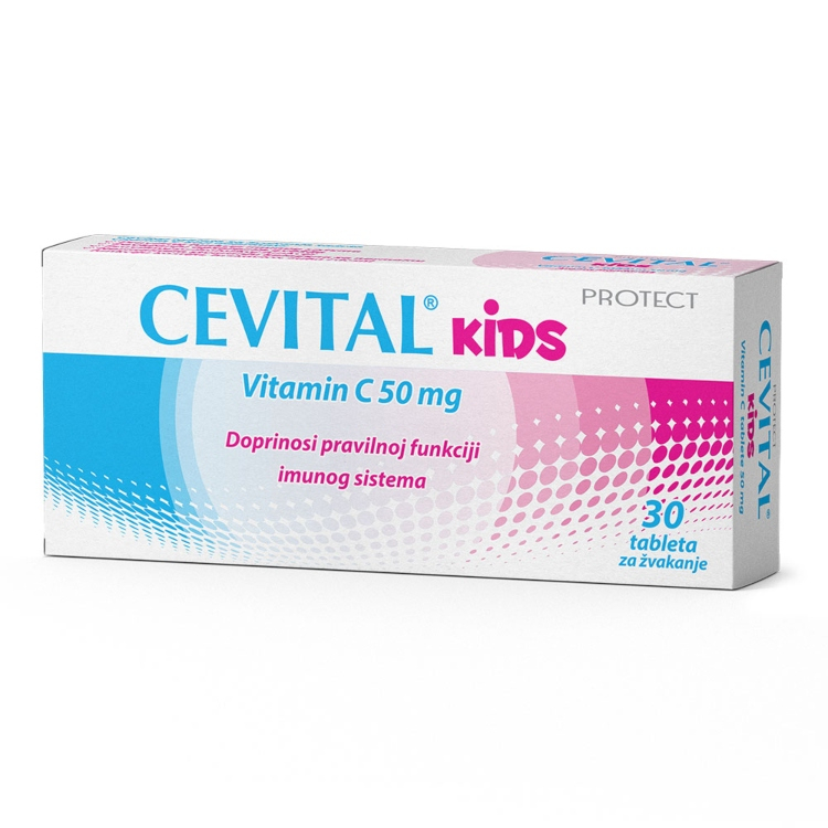 Cevital Kids C 50mg 30 tableta za žvakanje